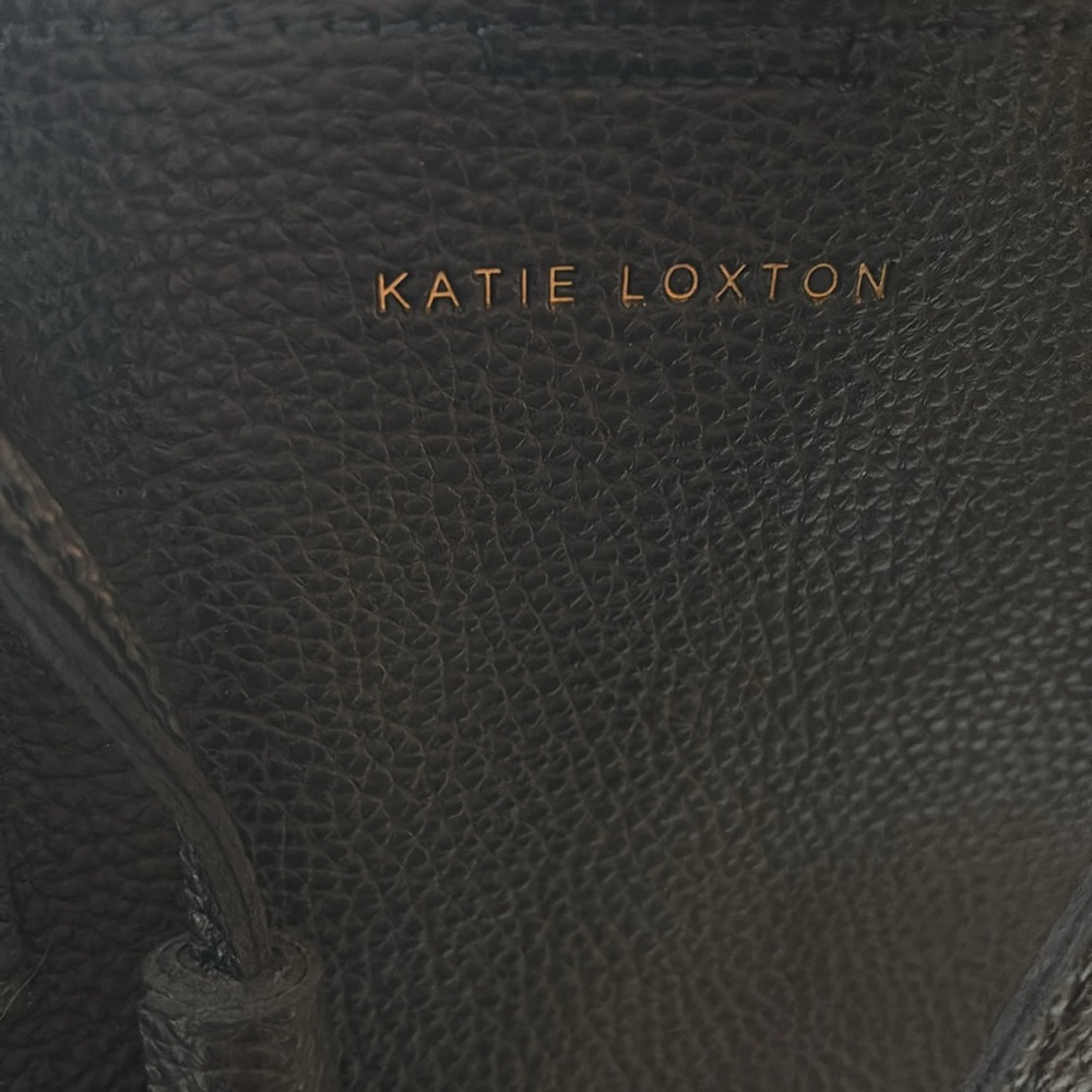 Katie Loxton Vegan Leather Dark Navy Tote Bag, EUC - Picture 4 of 7